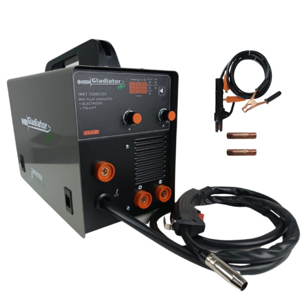 Soldadora Inverter MIG/MAG/MMA/TIG 200A              IMET7200/220-GLADIATOR